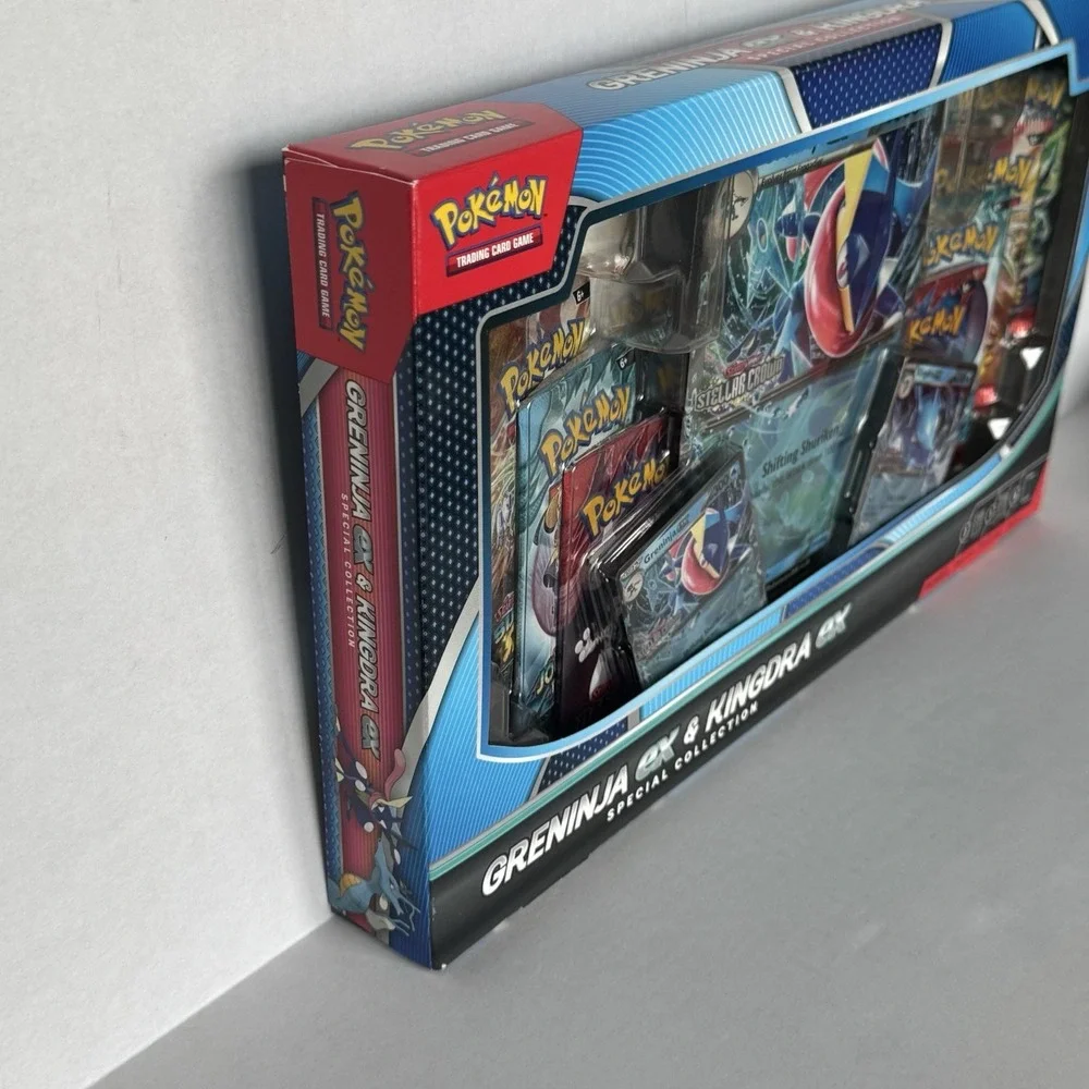 Pokemon Trading Card Game Greninja ex & Kingdra ex Special Collection Box SEALED - Picture 3 of 5